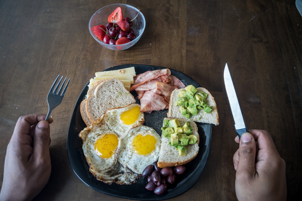 Ausgewogene Portionsgröße für gesunde Ernährung